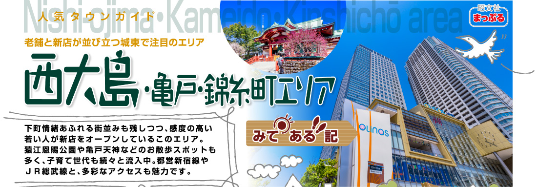 人気タウンガイド西大島「見てある記」 